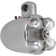 BOSS AUDIO MRWT8C 8" 700-Watt 2-Way Marine Wake Tower Speaker (Chrome)