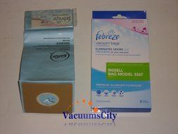 Bissell Velocity Febreze 3267 Allergan Paper Bag (Pack of 3)