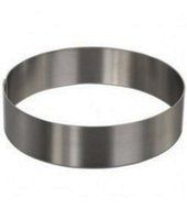 Seamless Round Cake Mold/Pastry Ring, S/S, Heavy Gauge. (6" x 1.75")