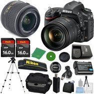 Nikon D750 Digital SLR - International Version (No Warranty), 18-55mm f/3.5-5.6 DX VR, 2pcs 16GB ZeeTech Memory...