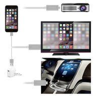 HDMI to iphone, STOUCH 6.6 Ft Lightning MHL To HDMI Cable 1080P HDTV Adapter For iPhone 5 5S 6 6s Plus and iPad... N6