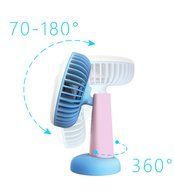 LIWUYOU Summer Mini Handheld Fan Battery Operated USB Rechargeable Outdoor Small Portable Fan Lamp LED Lights... N11