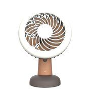 LIWUYOU Summer Mini Handheld Fan Battery Operated USB Rechargeable Outdoor Small Portable Fan Lamp LED Lights... N15