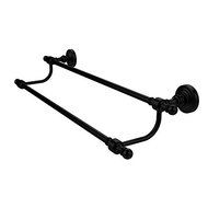 Allied Brass 24 Double Towel Bar Matte Black by Allied Brass