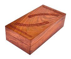 LAST Piece SALE StarZebra Handmade Carved Wooden Tea Box for Tea Bags, Leaves, Herbs - Kitchen Essentials From...