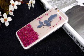 iPhone 6S Plus Case,iPhone 6/6S Plus Bling Glitter TPU Case,PHEZEN Mermaid Pattern Shiny Sparkling Glitter Flexible... N18
