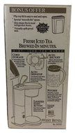 West Bend 2 Quart Iced Tea Maker 6050X N2