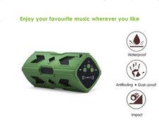 SinoPro Waterproof Dustproof and Shockproof Bluetooth 4.0 NFC Speaker with 3600mAh Battery Power Bank for Shower... N3