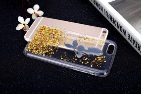 iPhone 6S Plus Case,iPhone 6/6S Plus Bling Glitter TPU Case,PHEZEN Mermaid Pattern Shiny Sparkling Glitter Flexible... N25