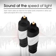 Toslink Digital Optical Audio Cable, GearIT Pro Series TOSLINK Digital Optical Audio Cable 50 Feet for HDTV, PS3... N7