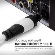 Toslink Digital Optical Audio Cable, GearIT Pro Series TOSLINK Digital Optical Audio Cable 50 Feet for HDTV, PS3... N8