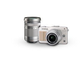 Olympus E-PM2 Mirrorless Digital Camera with 14-42mm Lens (Silver) (Old Model) N3