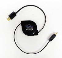 Tera Grand RETH-WH96-BK HDMI A Male to A Male Retractable Cable, 3-Feet N7