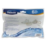 Petmate Fresh Flow Dog and Cat Filter Replacement for Deluxe Fountain, 6-Pack