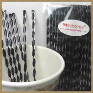 Weststone - 50pcs Colorful Acrylic swirl sticks for cake pop or lollipop candy (Pink) N2