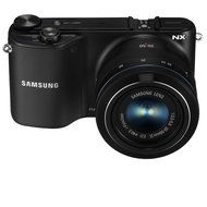 Samsung NX2000 20.3MP CMOS Smart WiFi Mirrorless Digital Camera with 20-50mm and 50-200mm Zoom Lens Bundle (Black) N14