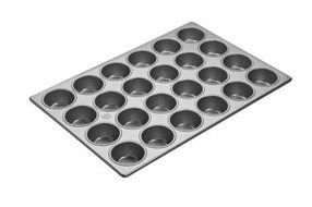 Focus Foodservice Commercial Bakeware 24 Count 2-3/4-Inch-Cupcake Pan, 18 by 26-Inch