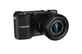 Samsung NX2000 20.3MP CMOS Smart WiFi Mirrorless Digital Camera with 20-50mm and 50-200mm Zoom Lens Bundle (Black) N19