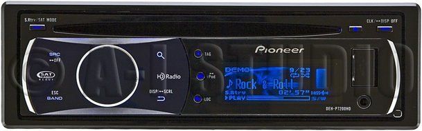 Pioneer DEH-P7200HD CD Receiver with HD Radio, OEL Display and iPod Control