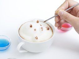 3D latte maker Awatachino White N2