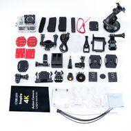 ActionSavvy Inspire 4K Action Camera 25FPS 98feet Waterproof Wireless 2&#039; Screen Wide Angle Surfing Diving Snorkeling... N6