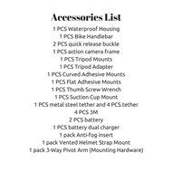 ActionSavvy Inspire 4K Action Camera 25FPS 98feet Waterproof Wireless 2&#039; Screen Wide Angle Surfing Diving Snorkeling... N7