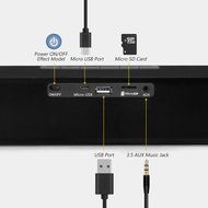 Chialstar Wireless 2.0 Channel Real Sound Bar with 12W Super Bass Surround Sound Bluetooth Speaker Powerful Home...