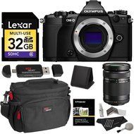 Olympus OM-D E-M5 Mark II (Black) Camera V207040BU000 + Olympus M. 40-150mm F4.0-5.6 R Zoom Lens for Olympus and... N10