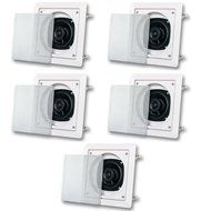 Acoustic Audio AS6S In Wall 5 Speaker Set 2 Way Home Theater 1000 Watt AS6S-5S