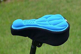 Cycling Bike Saddle Comfortable Cushion Soft Pad Bicycle Seat Cover Extra Comfort 3D Silicone Gel Pad Seat Saddle... N3
