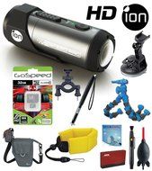 iON Speed Pro 14MP 1080p Full HD WIFI Waterproof Action Camera w/ Automotive and Bike Mounts + 32GB Memory Card... N4
