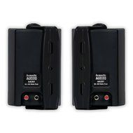 Acoustic Audio AA351B Indoor Outdoor 2 Way Black Speakers 2000 Watt 4 Pair Pack AA351B-4Pr