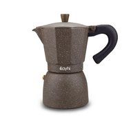 Moka Espresso Maker, Sayhi 240ML Color Aluminum Stovetop Espresso Pot Moka Express Coffee Maker, Makes 4 Cup (...