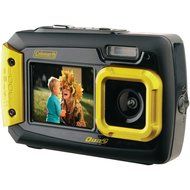 Coleman Duo2 2V9WP-O 20 MP Waterproof Digital Camera with Dual LCD Screen (Orange) N7