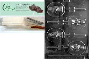 Cybrtrayd R045 Girl Communion Lolly Chocolate Candy Mold with Exclusive Cybrtrayd Copyrighted Chocolate Molding...