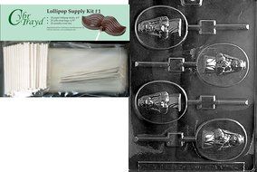 Cybrtrayd R045 Girl Communion Lolly Chocolate Candy Mold with Exclusive Cybrtrayd Copyrighted Chocolate Molding... N2