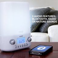 SunSOUNDS Colored Sunrise Simulation Wake Up Light with 10 Brightness Settings , Bluetooth Stereo Speaker and... N7