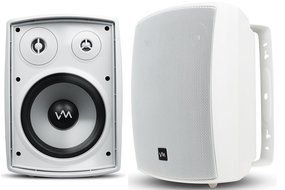 VM Audio SR-WOD5 White Pair Waterproof Indoor/Outdoor Patio Speakers with Wiring
