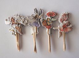 24 Flower Fairies Cupcake Fairy Toppers - Red Fox Tail &trade;