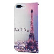 iPhone 7 Plus Case (5.5") - Wallet Slim Fit Folio Style Stand Digital Print PU Leather Flip Case with High Protective... N23