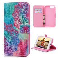 iPhone 7 Plus Case (5.5") - Wallet Slim Fit Folio Style Stand Digital Print PU Leather Flip Case with High Protective... N26
