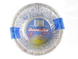 36 Disposable Aluminum Pot Pie Pans with Lids