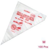 Bestgoo 100 Pack Durable Pastry Bags,14 Inch Disposable Icing Piping Cake Decorating Tool Bags Set, Non-Slip Nodules...