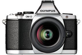 Olympus OM-D E-M5 16MP Live MOS Interchangeable Lens Camera with 3.0-Inch Tilting OLED Touchscreen and 12-50mm... N22