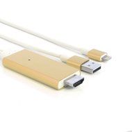 HDMI to iphone, STOUCH 6.6 Ft Lightning MHL To HDMI Cable 1080P HDTV Adapter For iPhone 5 5S 6 6s Plus and iPad... N10