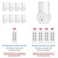 Etekcity Wireless Remote Control Electrical Outlet Switch for Household Appliances, White (Learning Code, 1Rx-... N7
