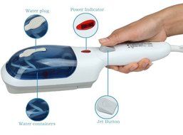 WILLON Steamer Brush, Laundry Clothes Suit Electric Steamer, Portable Travel Handheld Fabric Wrinkles Iron Heated... N6