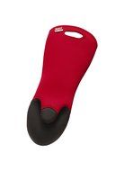 BUILT NY Sizzler Neoprene Oven Mitt, Plum Dot N2