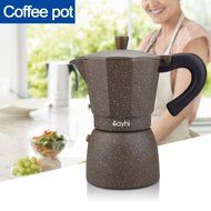 Moka Espresso Maker, Sayhi 240ML Color Aluminum Stovetop Espresso Pot Moka Express Coffee Maker, Makes 4 Cup (... N5