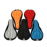 Cycling Bike Saddle Comfortable Cushion Soft Pad Bicycle Seat Cover Extra Comfort 3D Silicone Gel Pad Seat Saddle... N4